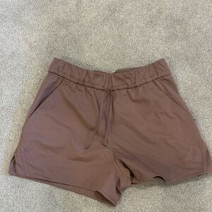 Lululemon Women’s Cinchable Waist High-Rise Woven Short 3.5 - Mauve Brown